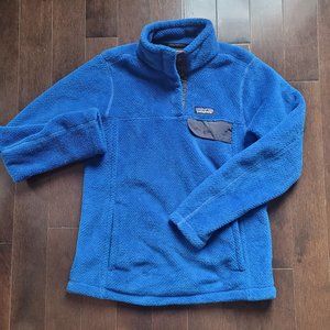 Patagonia blue fleece jacket